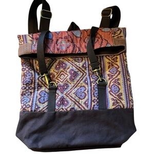 Sari Bari Bag Travel Backpack Recycled Materials Sustainable Eco Friendly